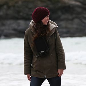 Jennifer Sheridan on the set of 2016 HFF Official Selection, Narrative Short "Set Adrift"